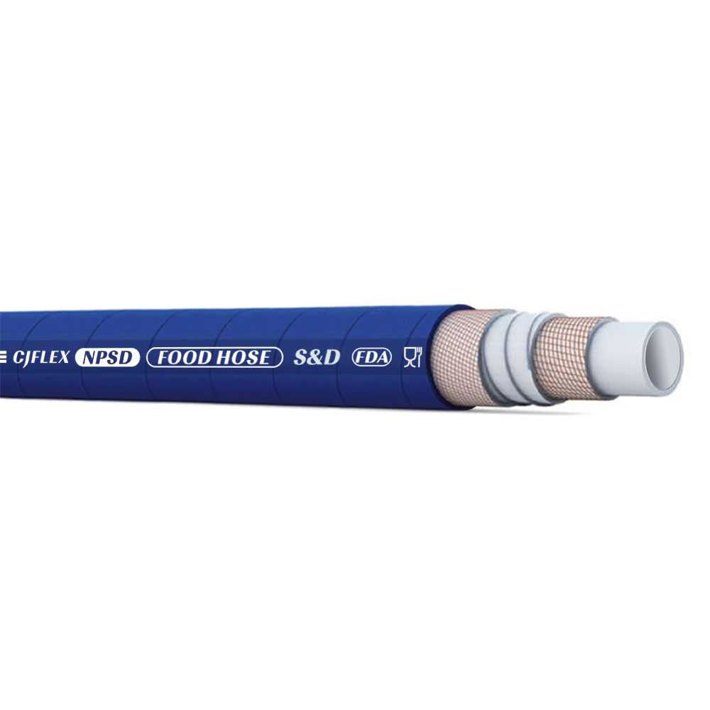 食品级抗碾压橡胶吸排软管 NPSD